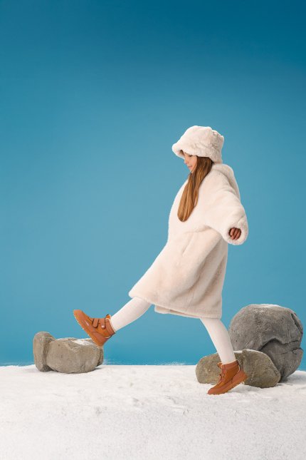 Kids winter barefoot boots Be Lenka Zippu Preschool - All Brown