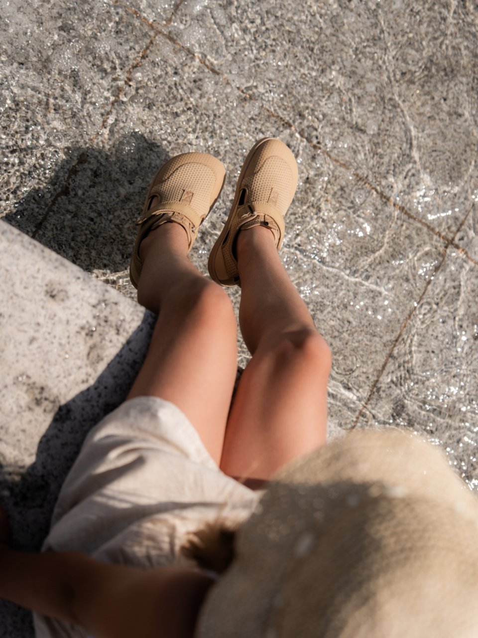 Kids' barefoot sandals Zest Kids - Beige