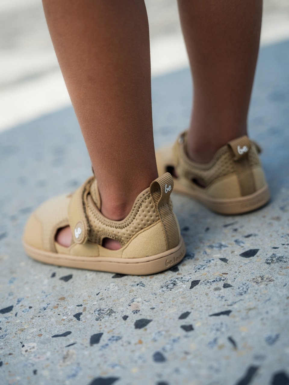 Kids' barefoot sandals Zest Preschool - Beige