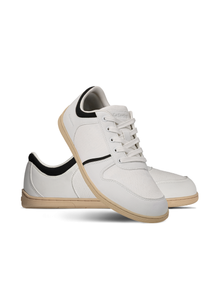 Barefoot Sneakers - Be Lenka Echo - White & Black Vegan