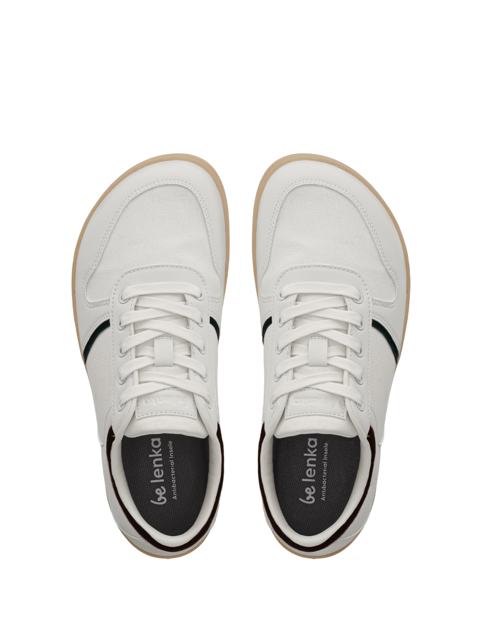 Barefoot Sneakers - Be Lenka Echo - White & Black Vegan