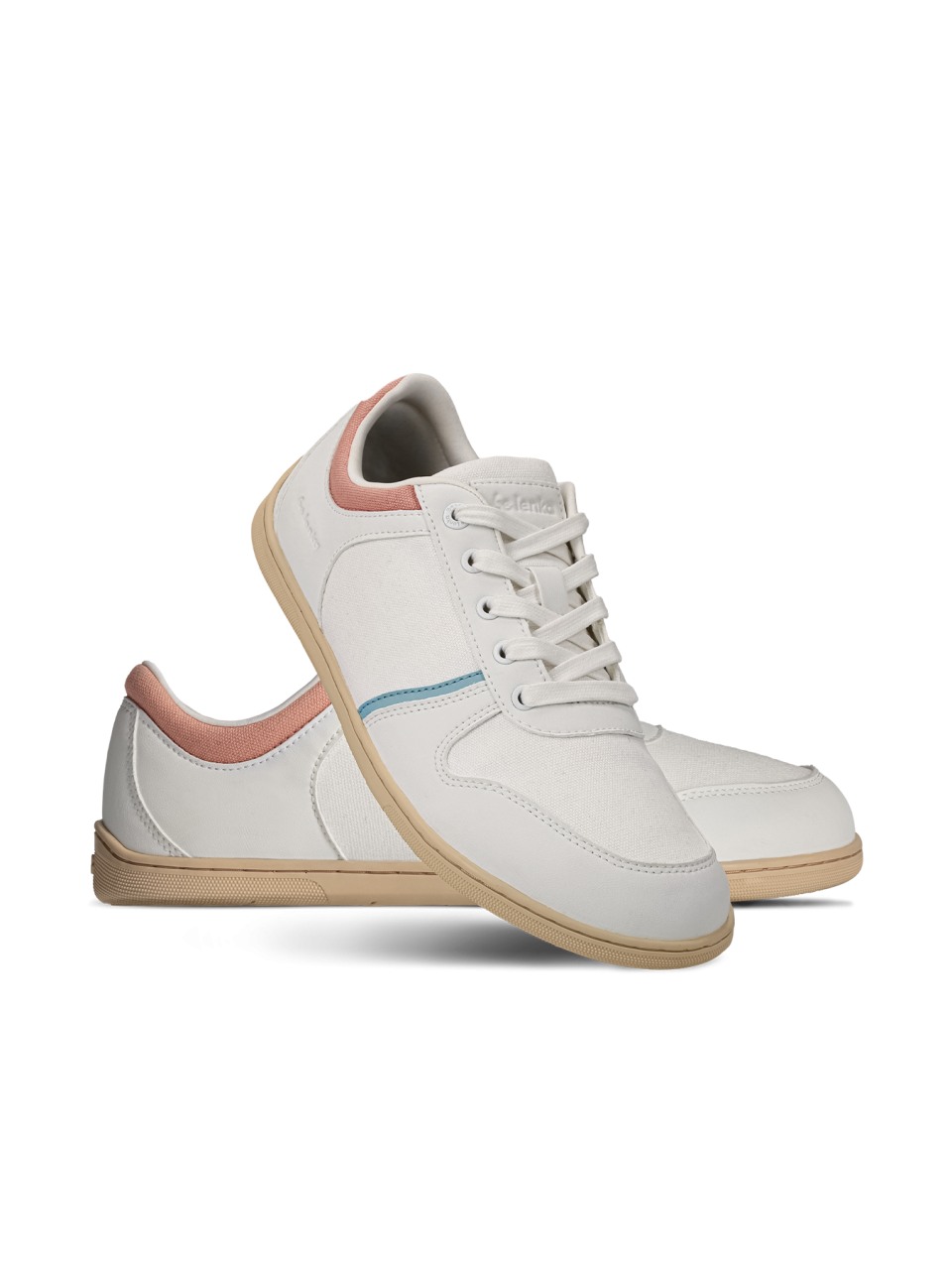 Barefoot Sneakers - Be Lenka Echo - White & Cotton Candy Vegan