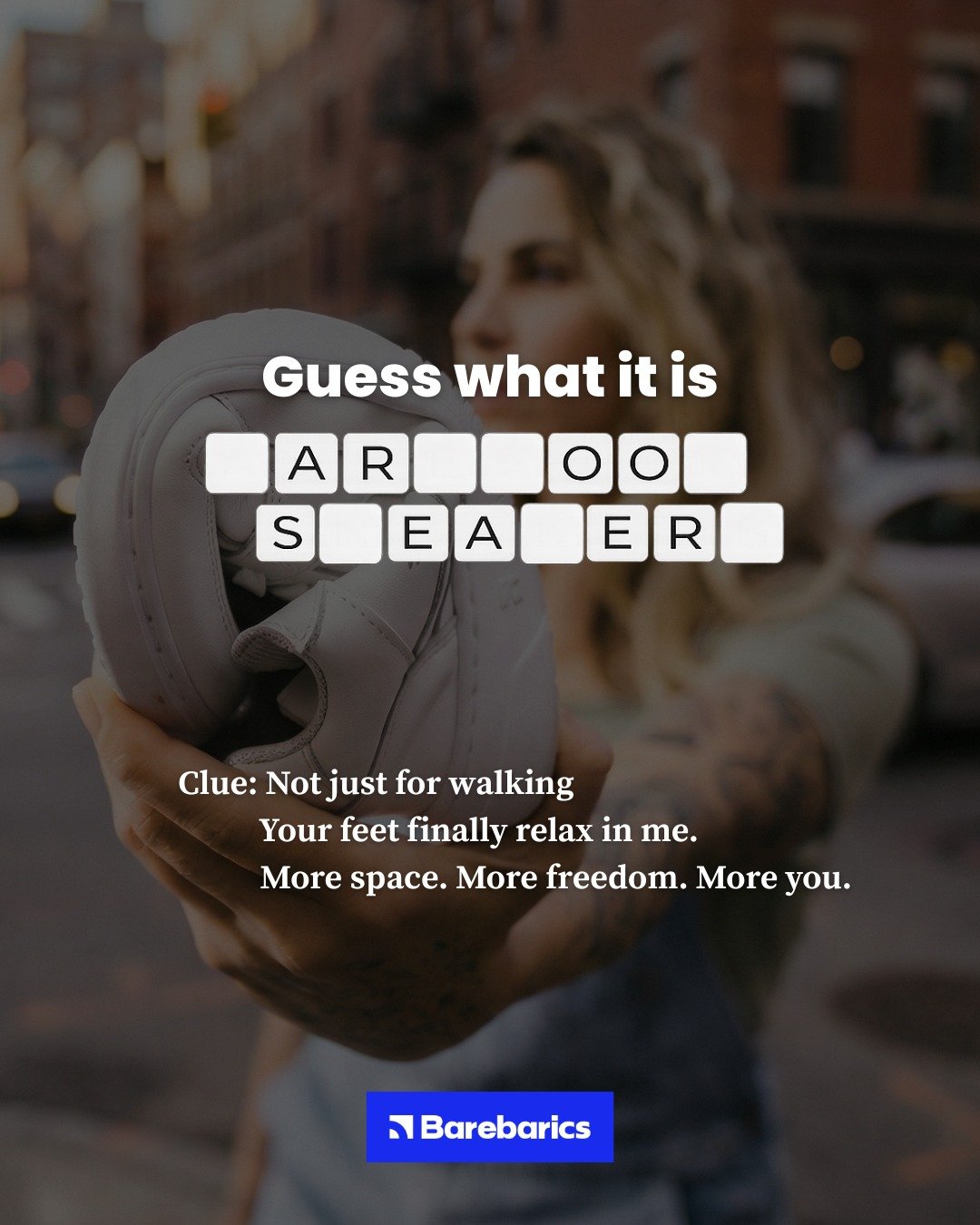 Your feet don’t want much.
J