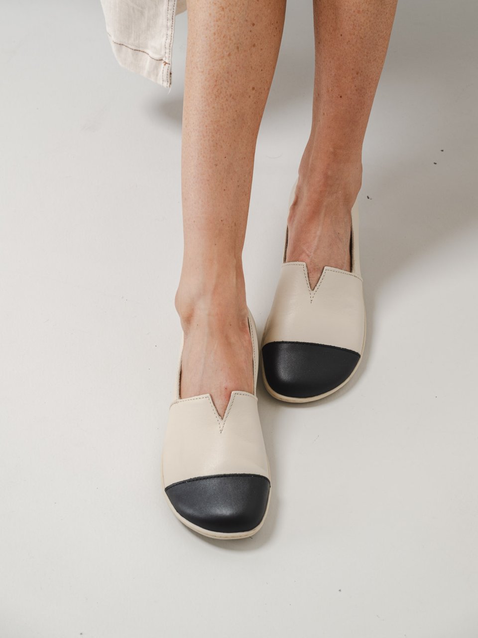 Barefoot Moccasins Be Lenka Rosaluna - Light Beige