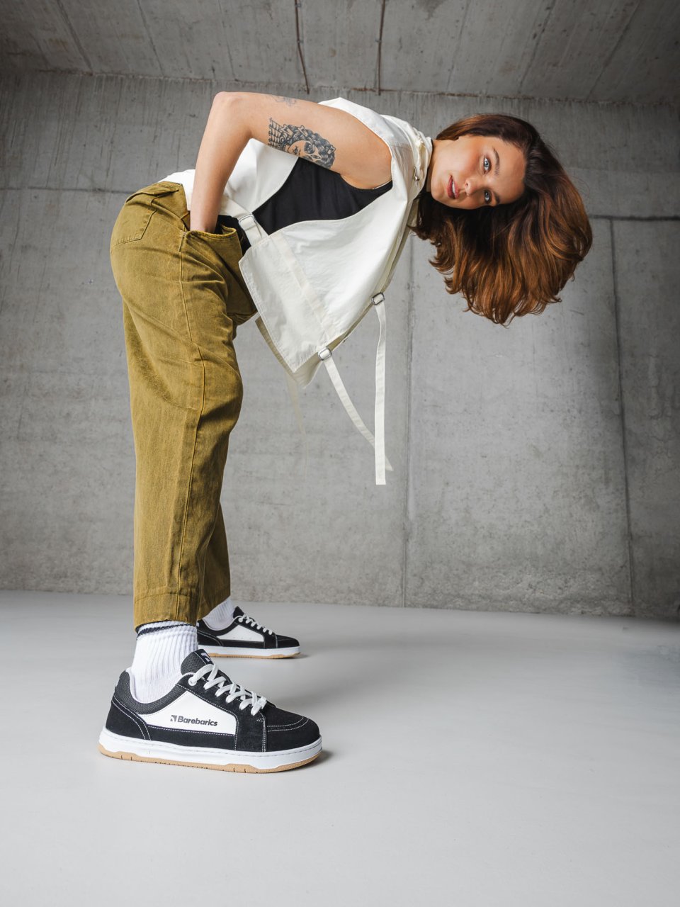 Barefoot Shoes Barebarics Legend - Black & White