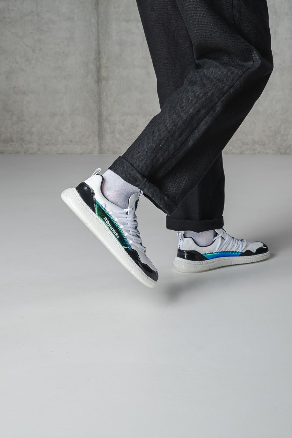 Barefoot Sneakers Barebarics Futura - Iridescent White