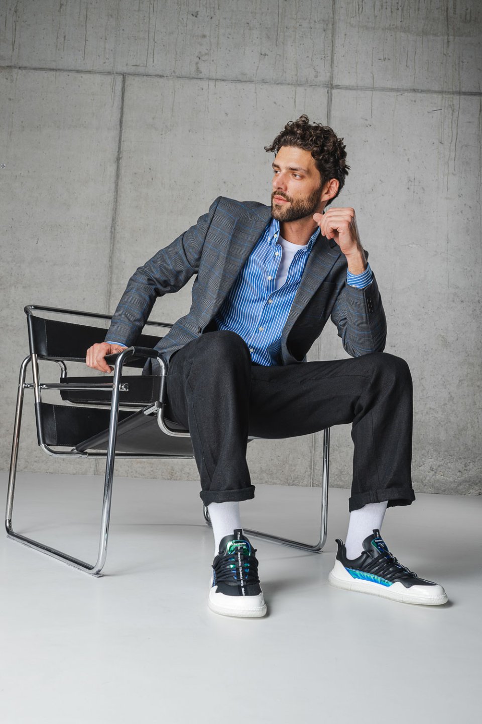 Barefoot Sneakers Barebarics Futura - Iridescent Black