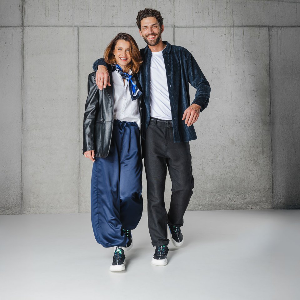 Barefoot Sneakers Barebarics Futura - Iridescent Black