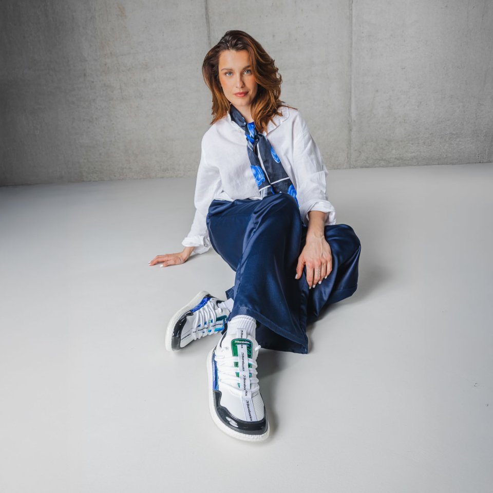 Barefoot Sneakers Barebarics Futura - Iridescent White