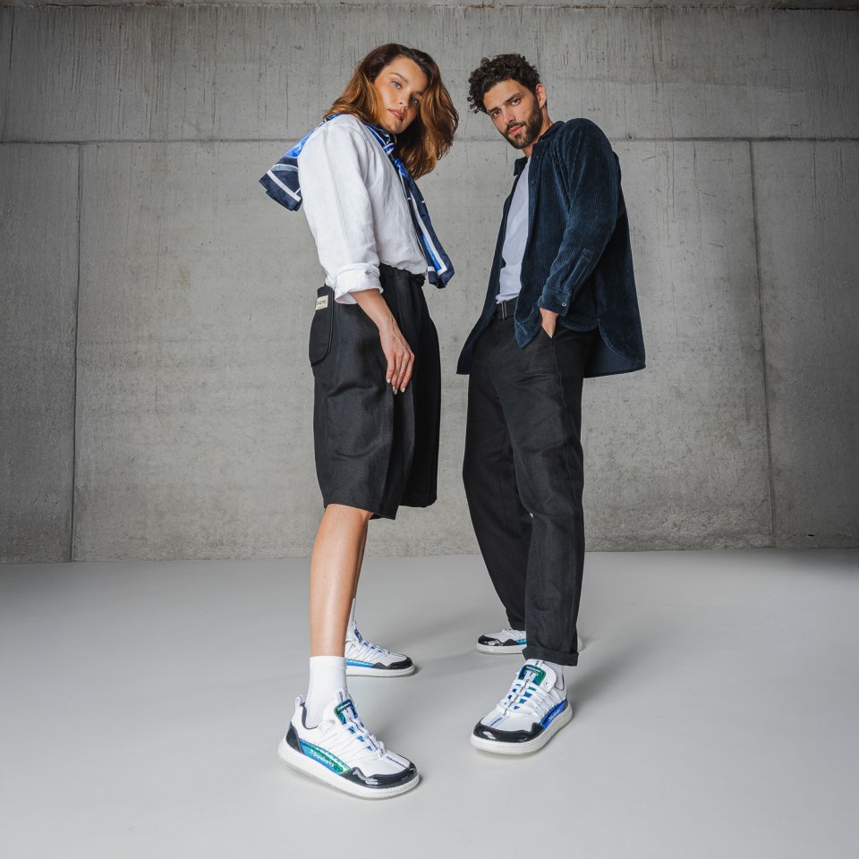 Barefoot Sneakers Barebarics Futura - Iridescent White