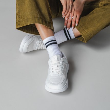 Barefoot Sneakers Barebarics Vaporo - All White