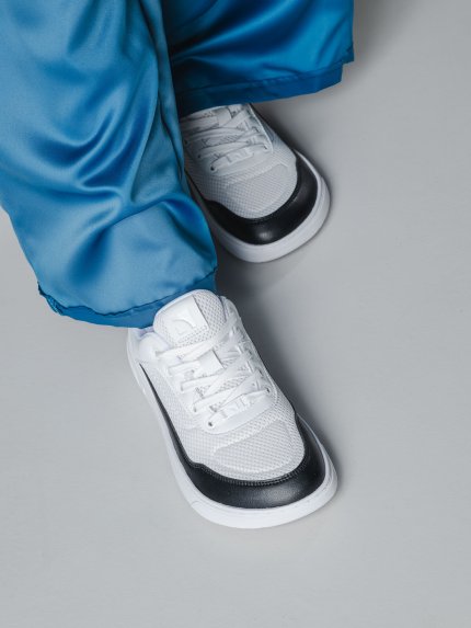 Barefoot Sneakers Barebarics Vaporo - White & Black