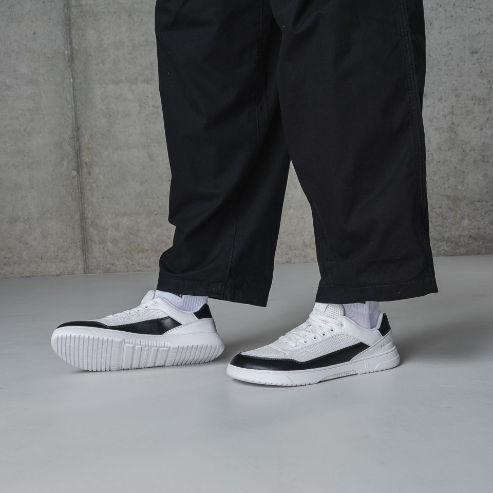 Barefoot Sneakers Barebarics Vaporo - White & Black