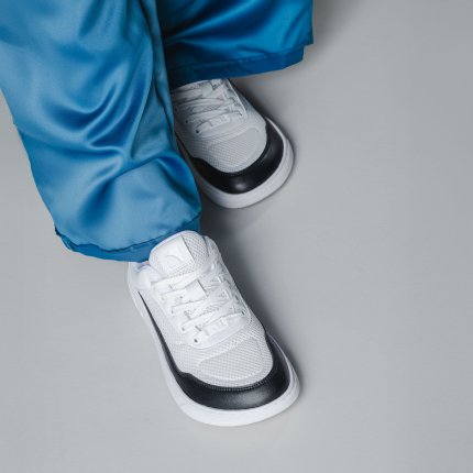 Barefoot Sneakers Barebarics Vaporo - White & Black