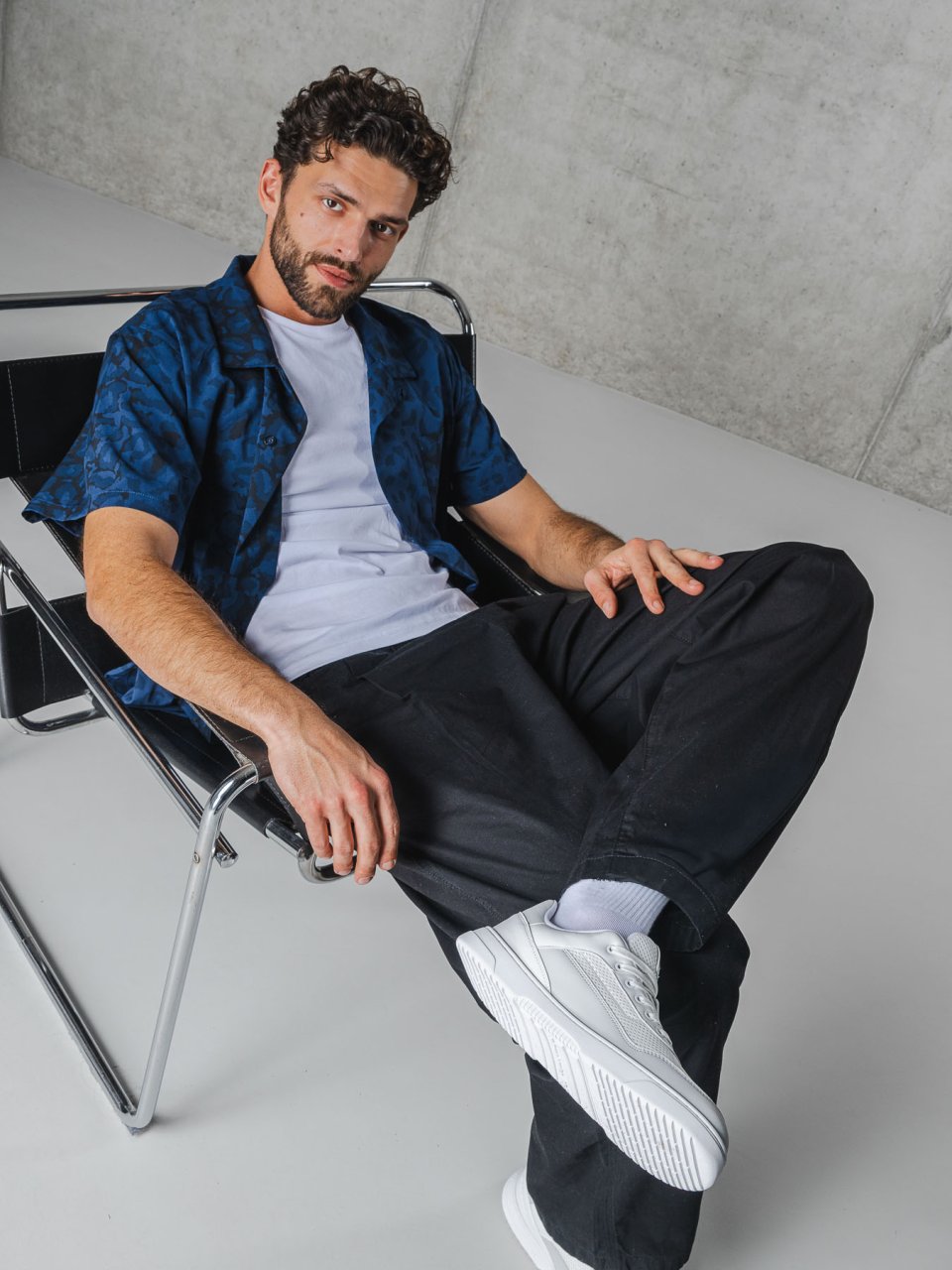 Barefoot Sneakers Barebarics Vaporo - White & Light Grey