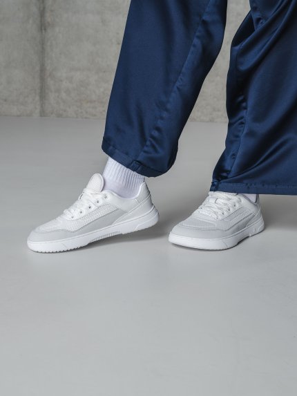 Barefoot Sneakers Barebarics Vaporo - White & Light Grey
