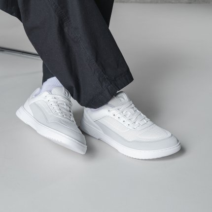 Barefoot Sneakers Barebarics Vaporo - White & Light Grey