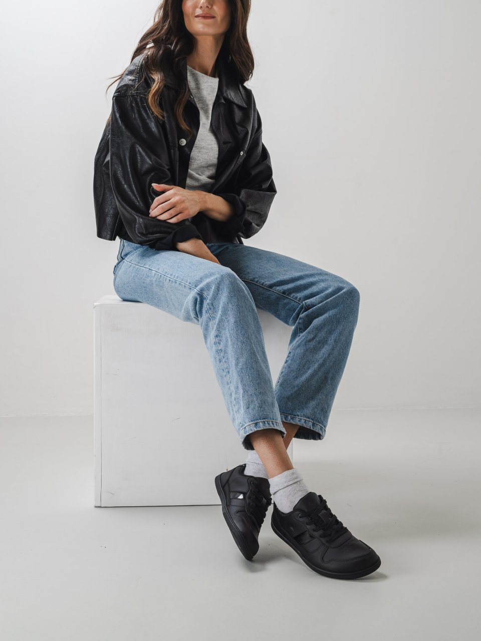 Barefoot Sneakers Be Lenka Cellestia - Black & Shiny Black