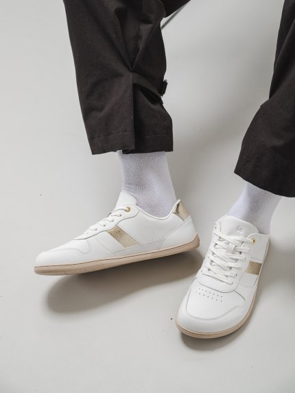 Barefoot Sneakers Be Lenka Cellestia - White & Gold