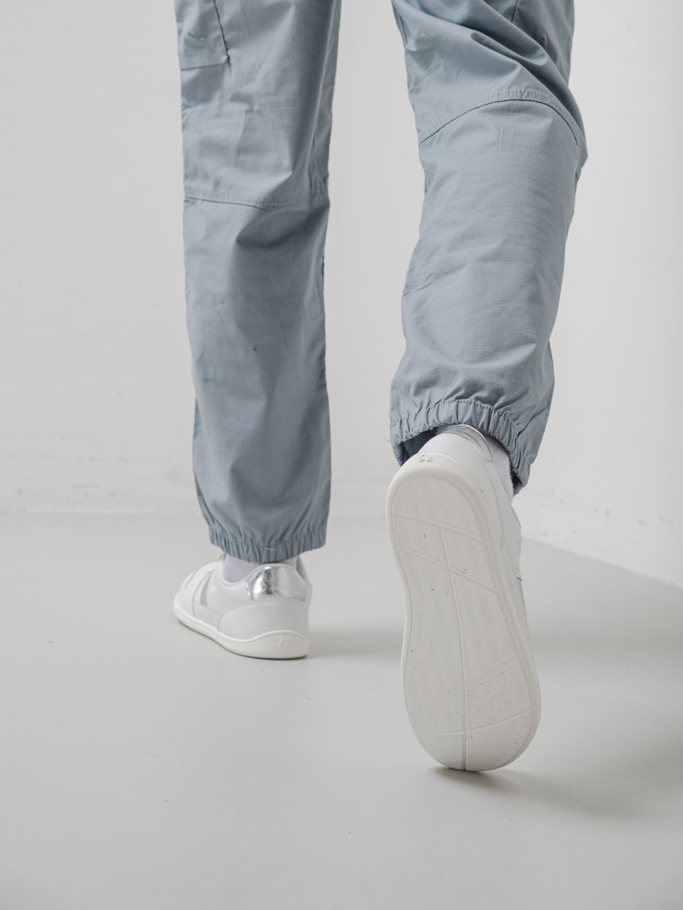 Barefoot Sneakers Be Lenka Cellestia - White & Silver