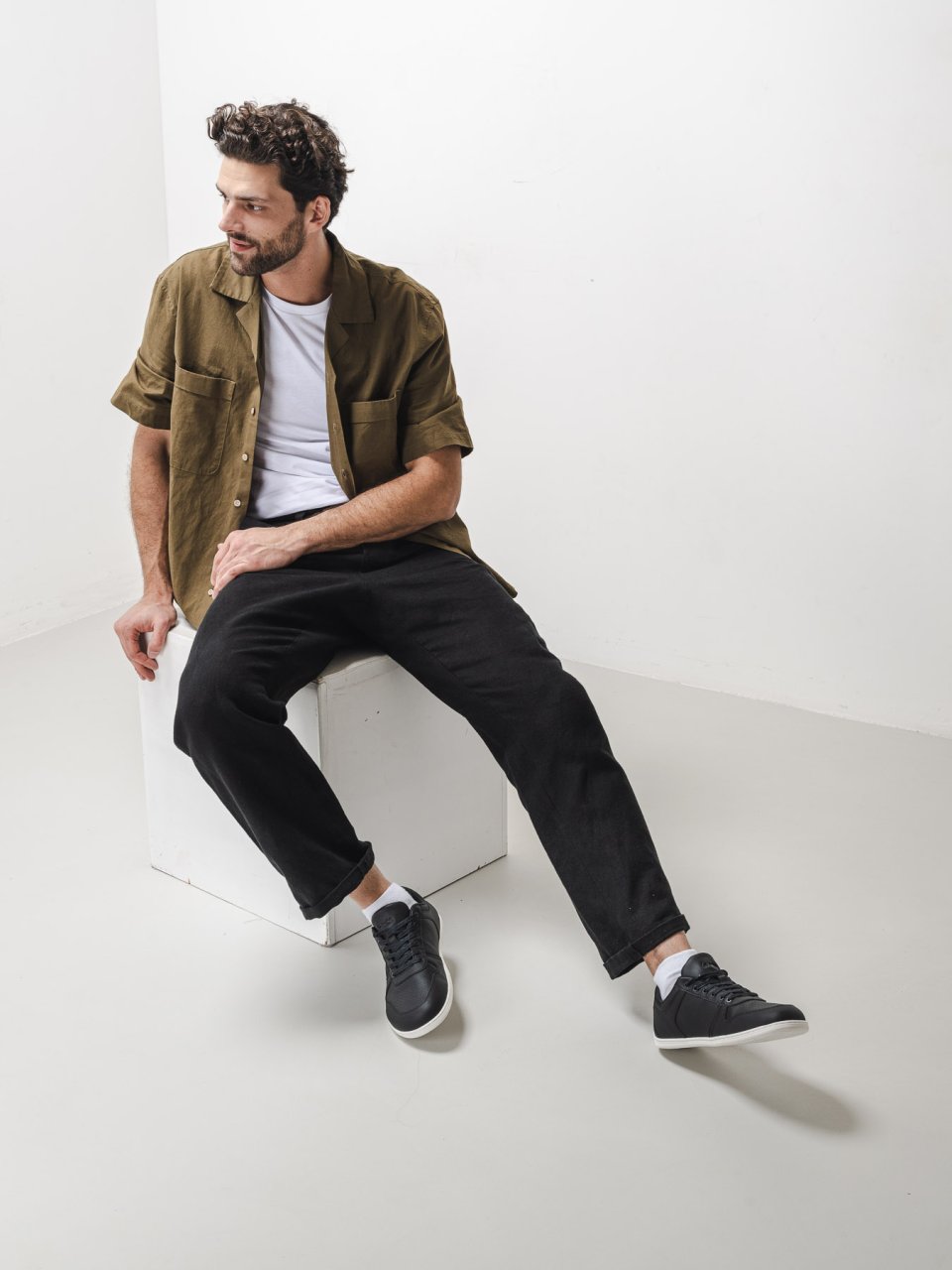 Barefoot Sneakers - Be Lenka Echo - Black & White