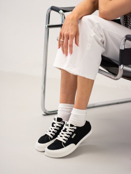 Barefoot Sneakers Be Lenka Rebound - Black & White