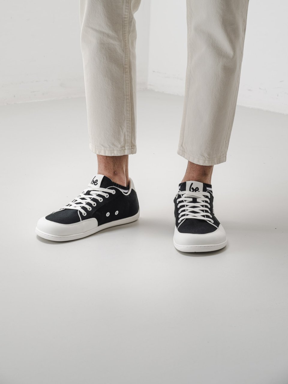 Barefoot Sneakers Be Lenka Rebound - Black & White