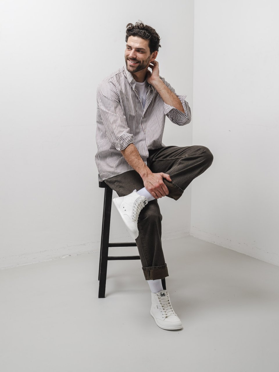 Barefoot Sneakers Be Lenka Rebound - High Top - All White