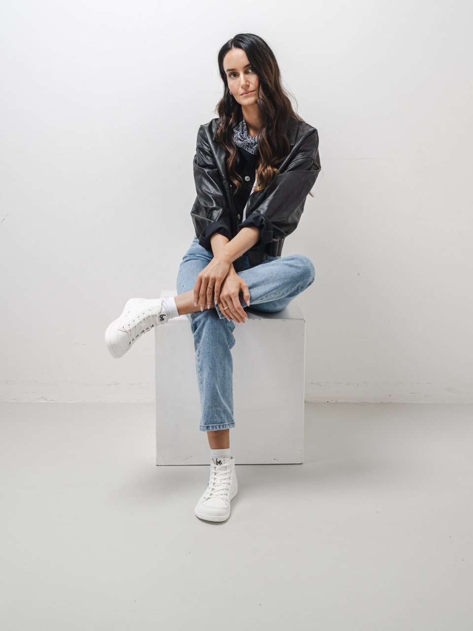 Barefoot Sneakers Be Lenka Rebound - High Top - All White