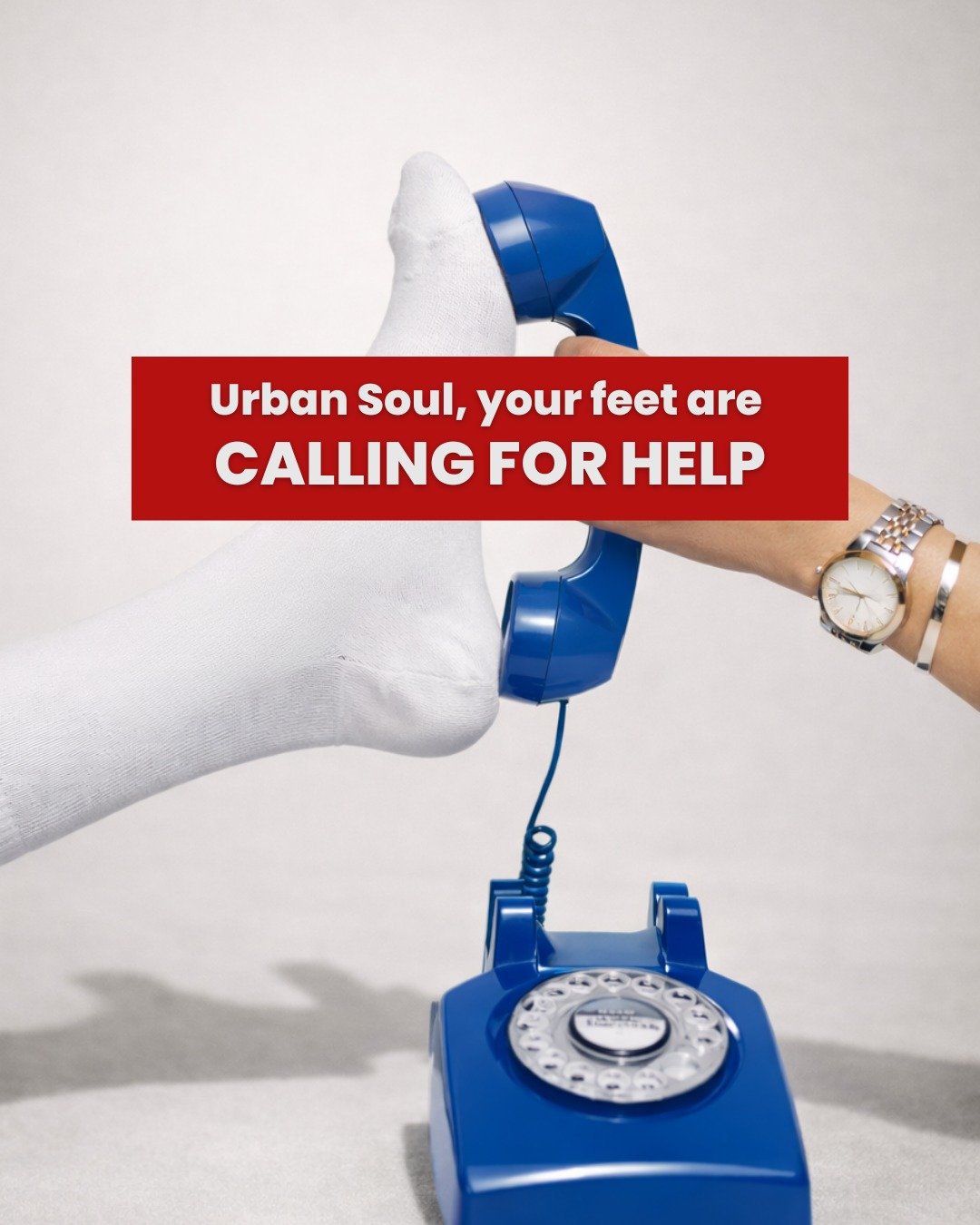 Your feet called.
They’re do