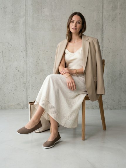 Ballet Flats Be Lenka Delight - Biscuit Brown