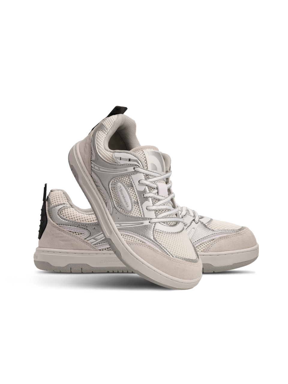 Barefoot Sneakers Barebarics Dropsta - Silver & White