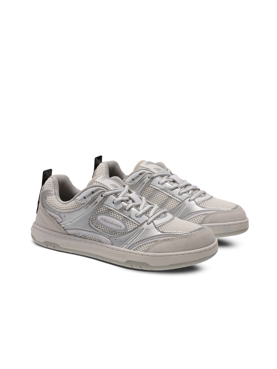 Barefoot Sneakers Barebarics Dropsta - Silver & White