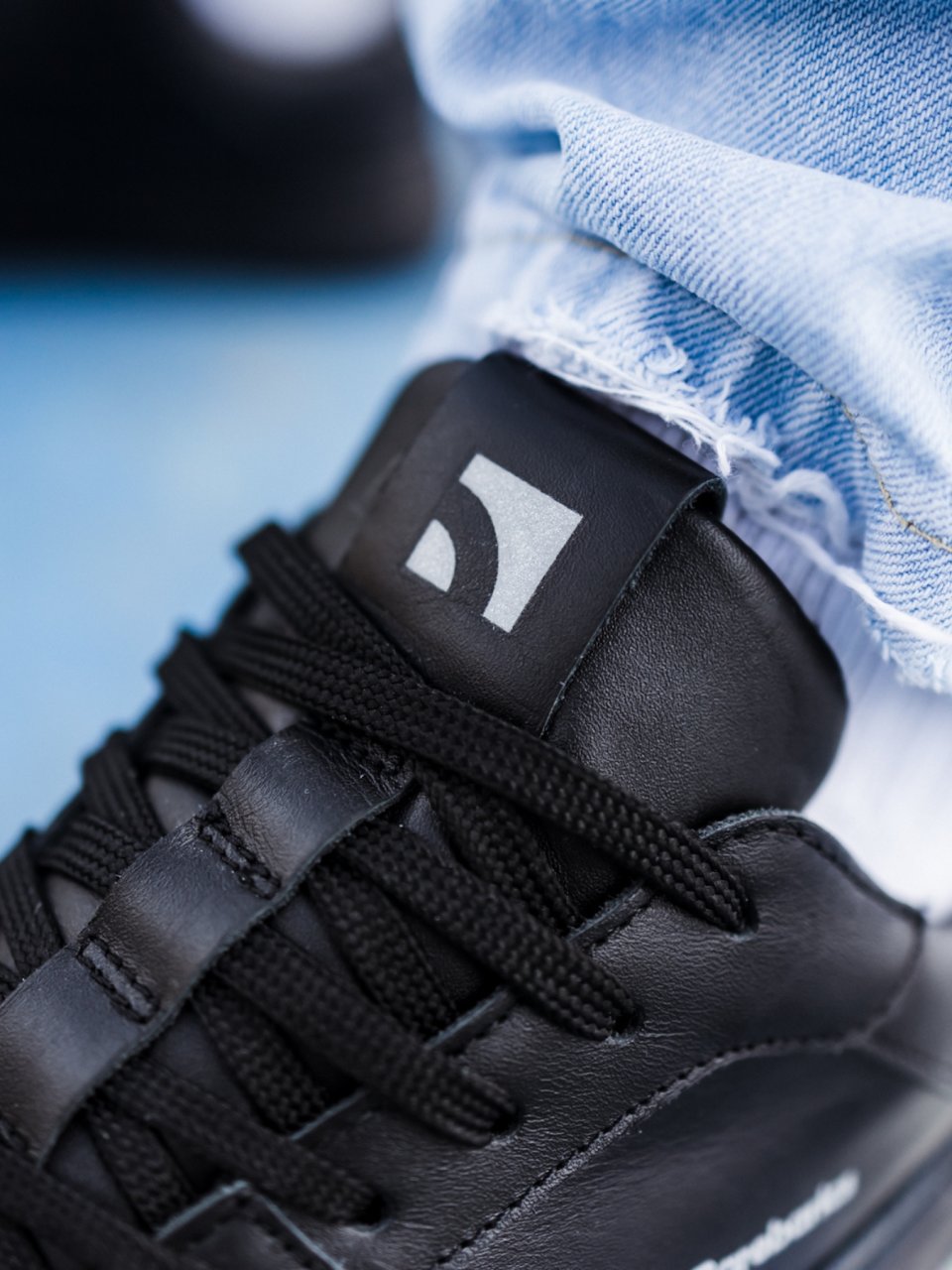 Barefoot Sneakers Barebarics Zing - Black - Leather