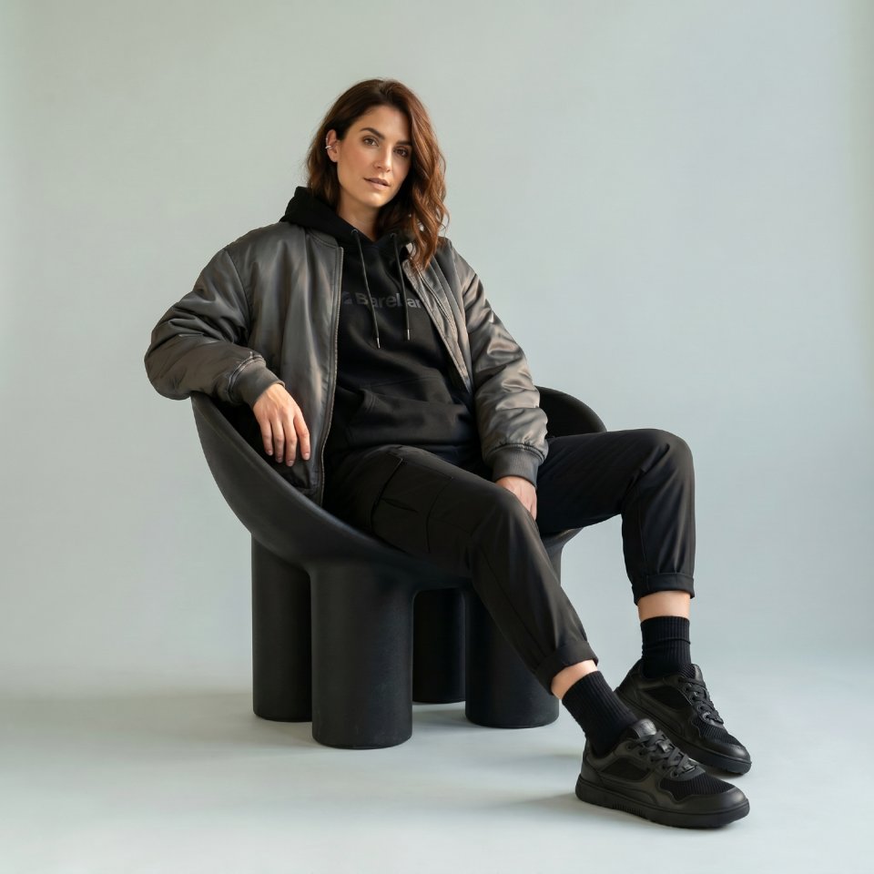 Barefoot Sneakers Barebarics Zing - Fresh - All Black