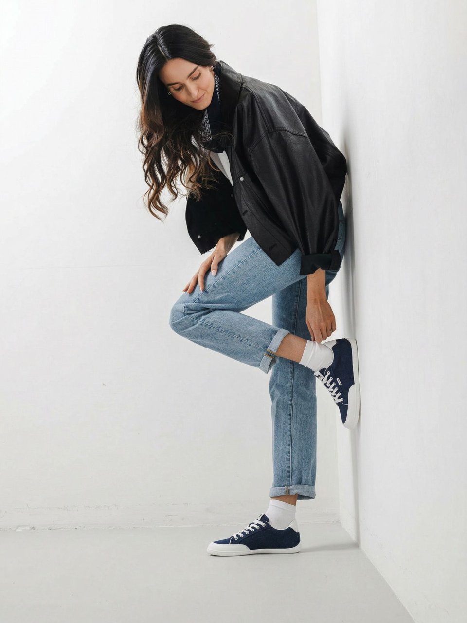 Barefoot Sneakers Be Lenka Rebound - Denim Dark Blue