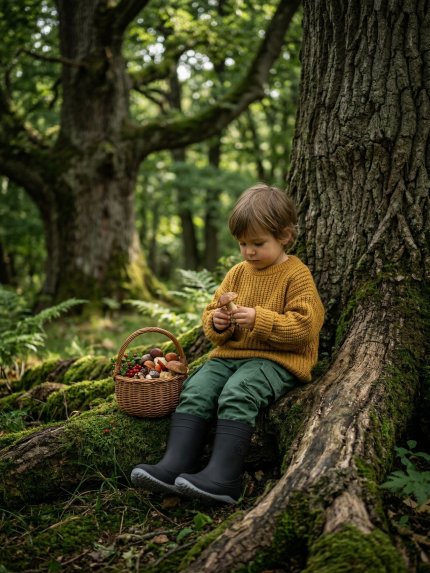 Kids Barefoot Rain Boots Be Lenka Pudds - Black