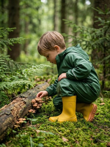 Kids Barefoot Rain Bootss Be Lenka Pudds - Yellow