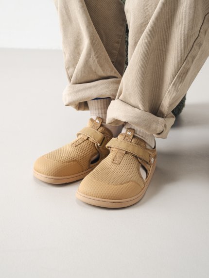 Kids' barefoot sandals Zest Kids - Beige