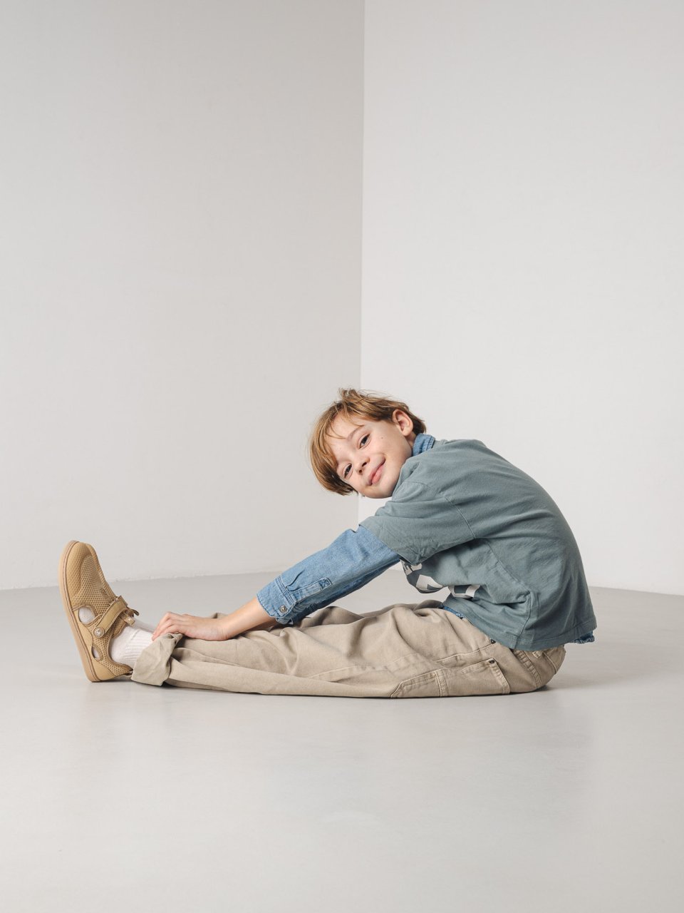 Kids' barefoot sandals Zest Kids - Beige