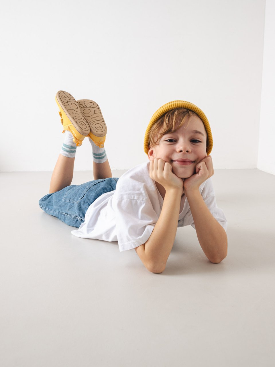 Kids barefoot sneakers Be Lenka Bounty Kids - Yellow