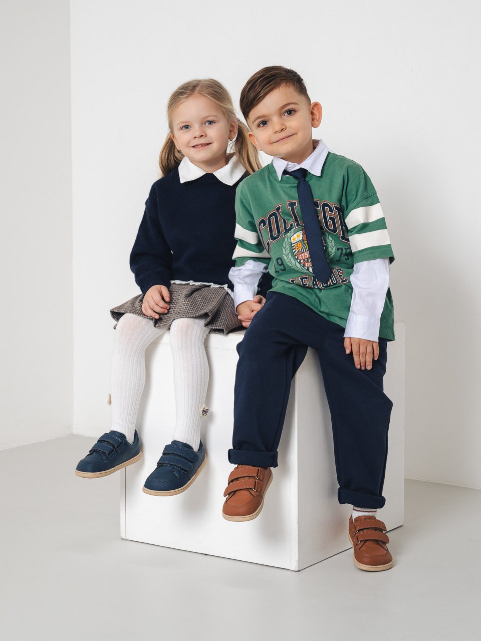 Kids barefoot sneakers Be Lenka Energise Kids - Navy