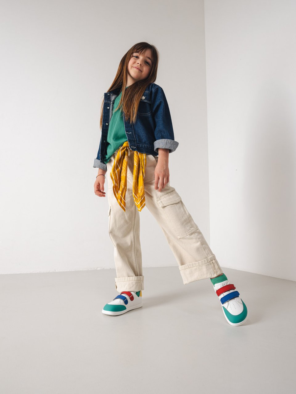 Kids barefoot sneakers Be Lenka Energise Kids - White & Multicolour