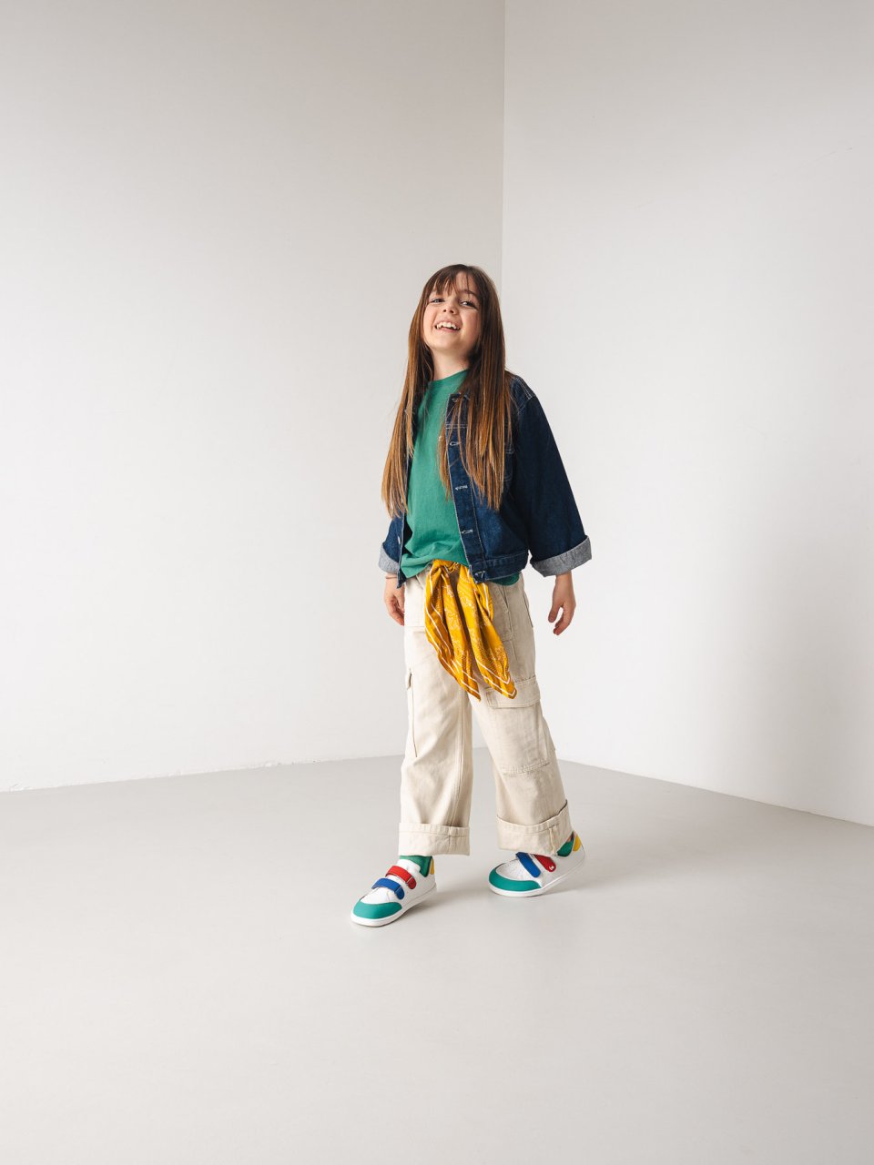 Kids barefoot sneakers Be Lenka Energise Kids - White & Multicolour