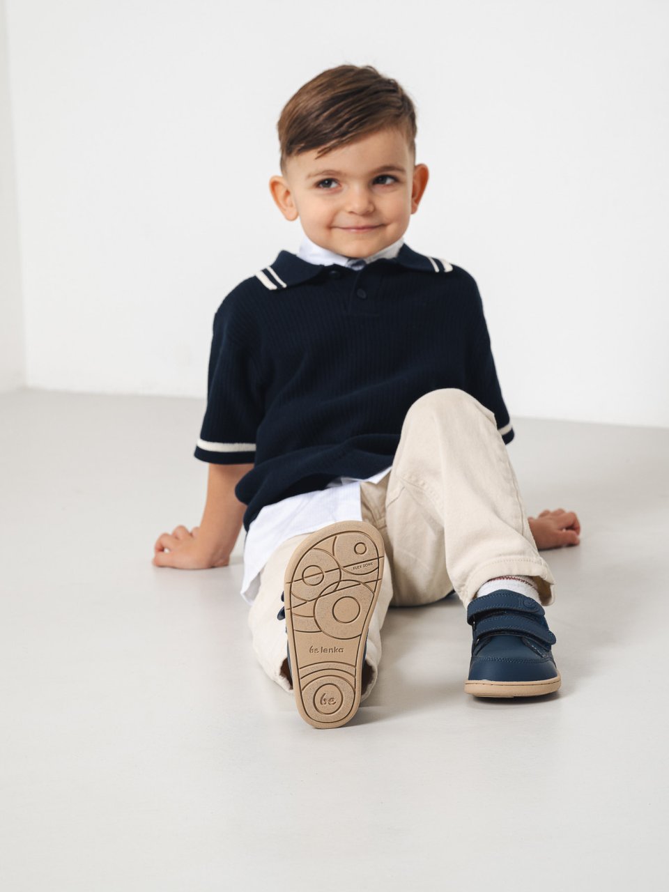 Kids barefoot sneakers Be Lenka Energise Preschool - Navy