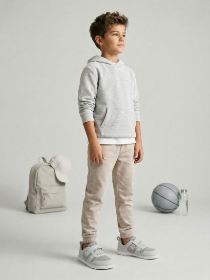 Kids Barefoot Sneakers Be Lenka Glade Kids - Light Grey