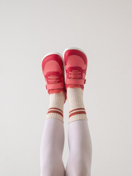 Kids barefoot sneakers Be Lenka Scoot Kids - Light & Dark Pink