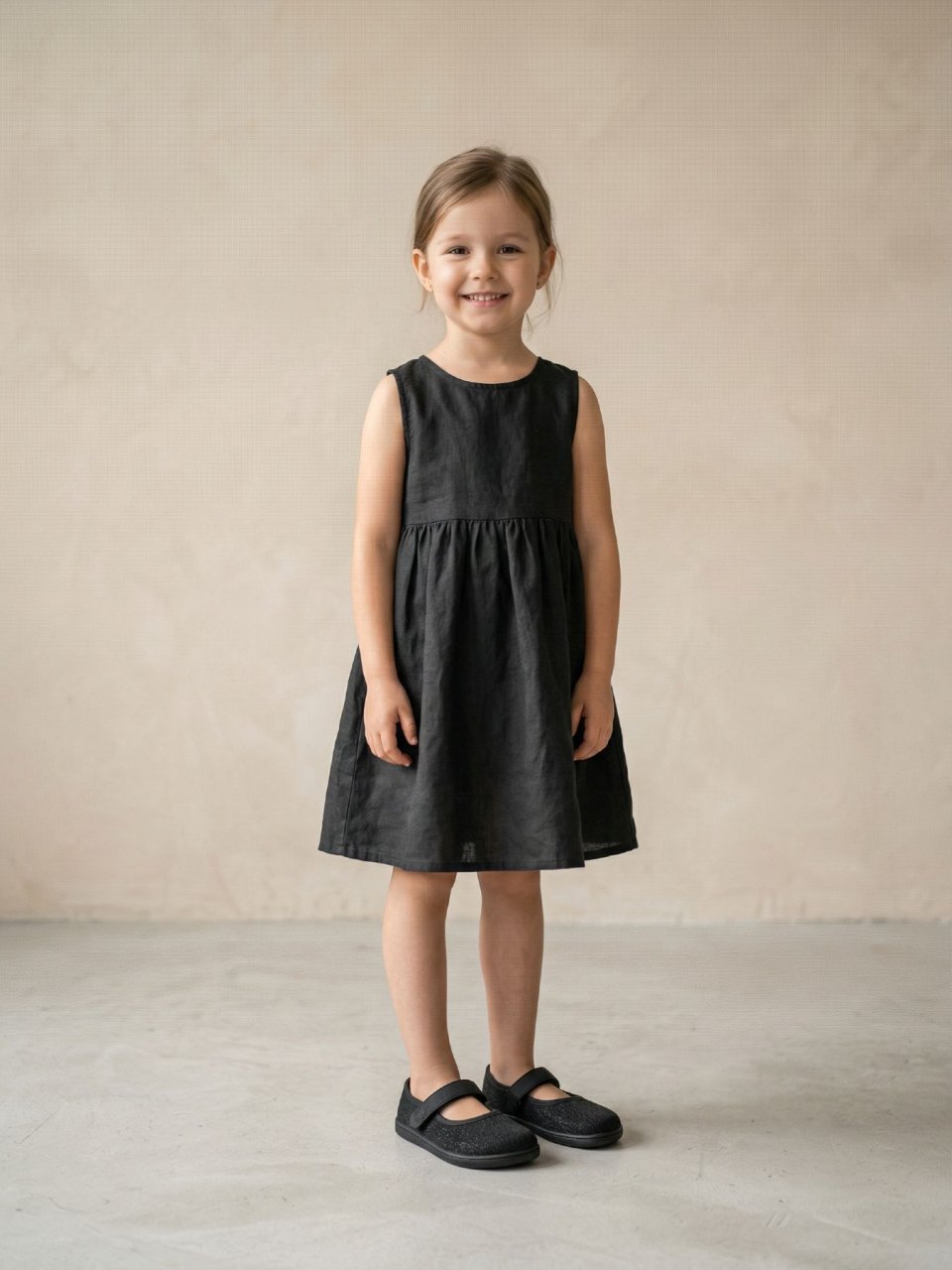 Kids Barefoot Sneakers Be Lenka Tinkee Kids - All Black Sparkle