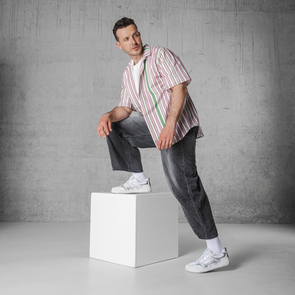 Barefoot Sneakers Barebarics Dropsta - Silver & White