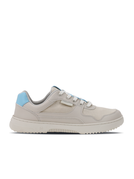 Barefoot Sneakers Barebarics Zing Vegan - Off-White & Blue